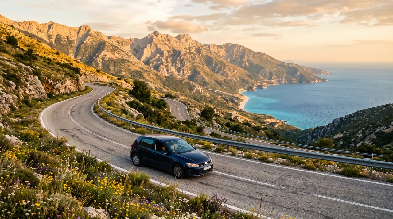 Driving in Albania