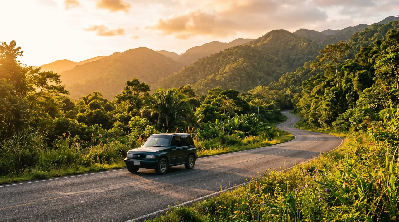 Driving in Belize