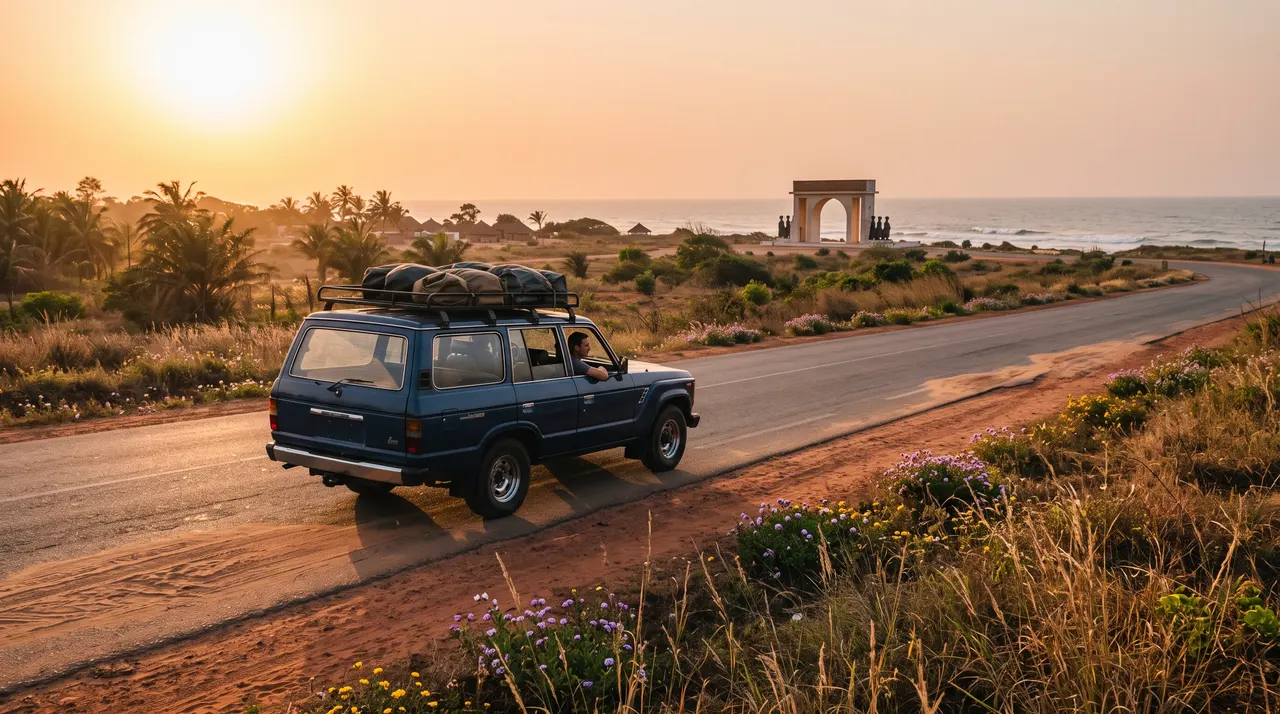 Driving in Benin