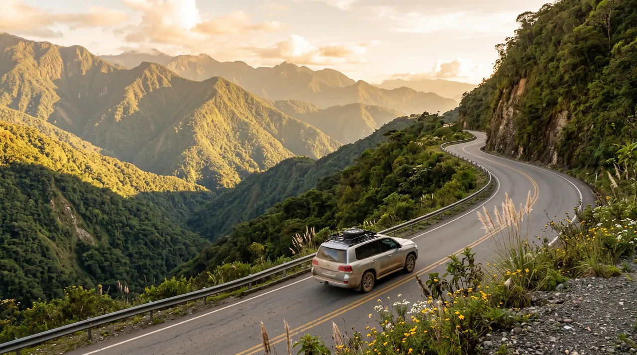 Driving in Bolivia