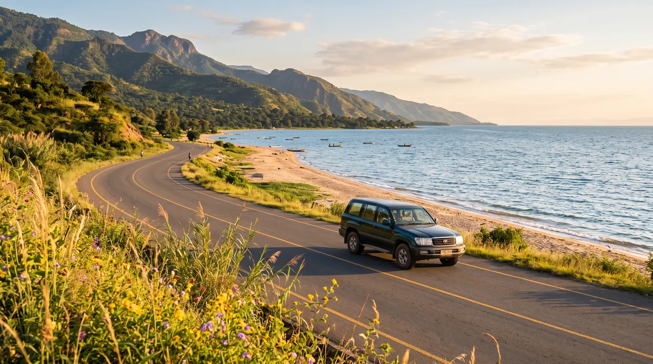 Driving in Burundi