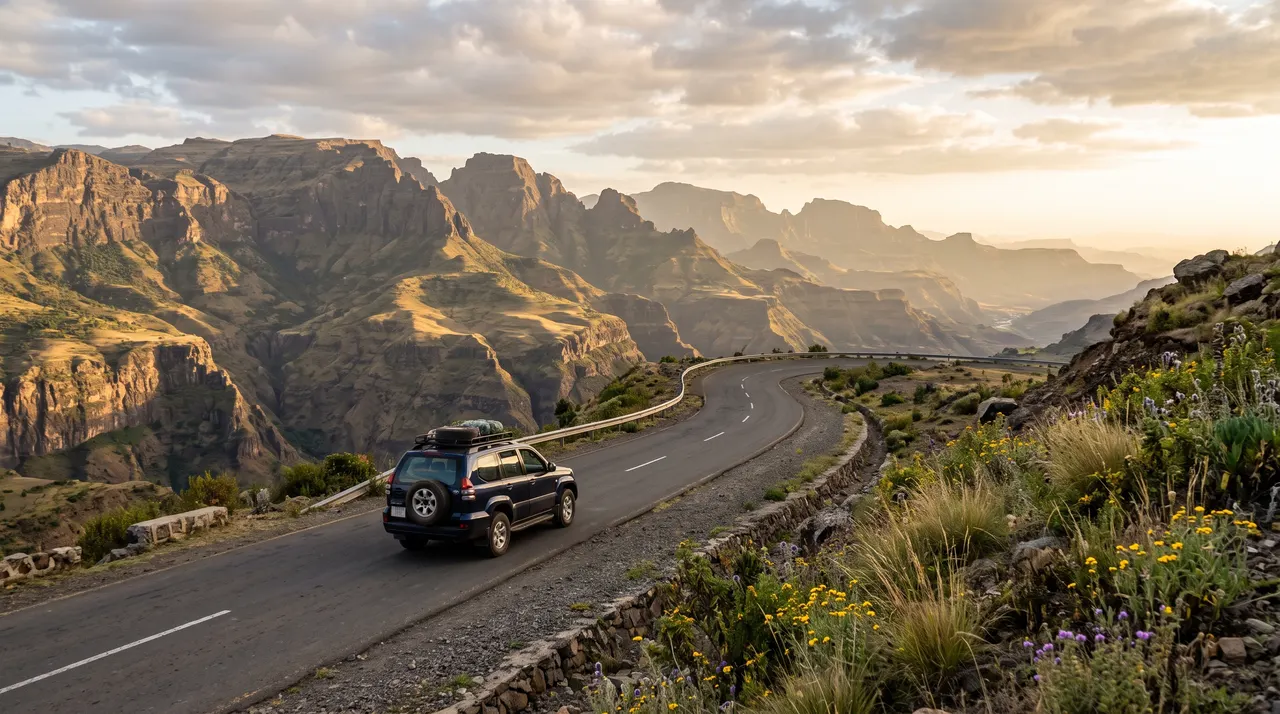 Driving in Ethiopia