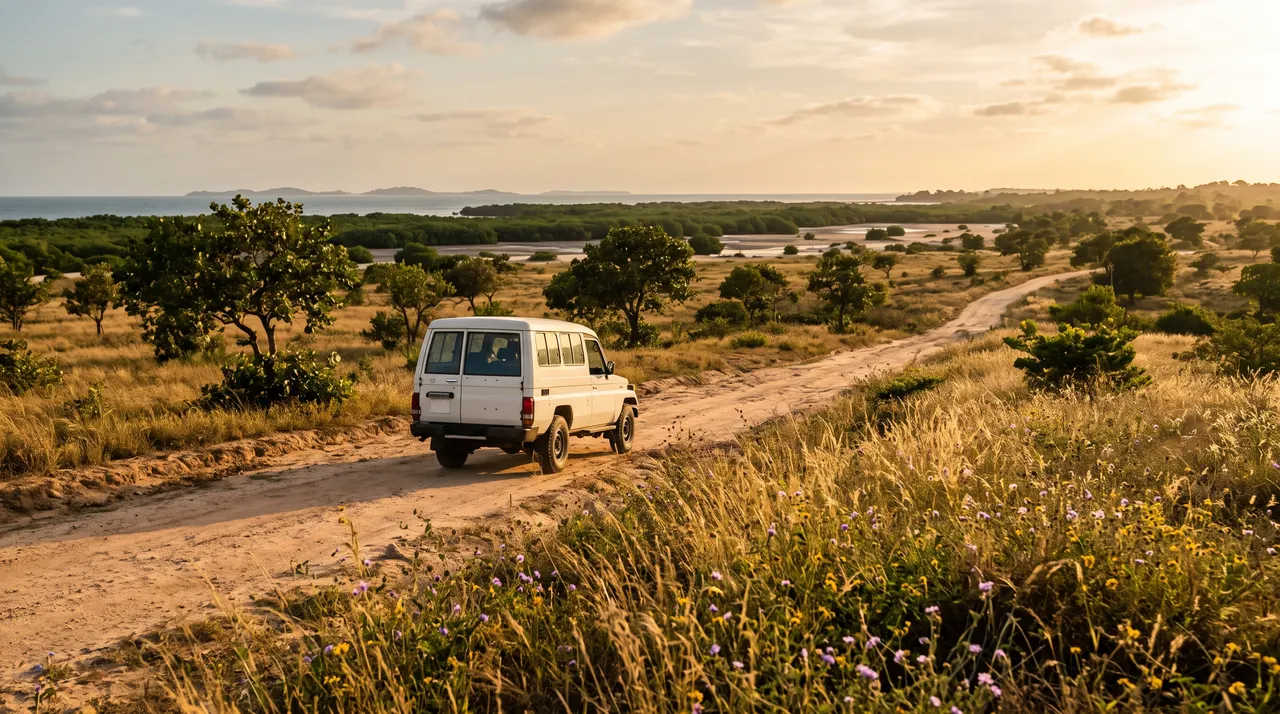 Driving in Guinea-Bissau