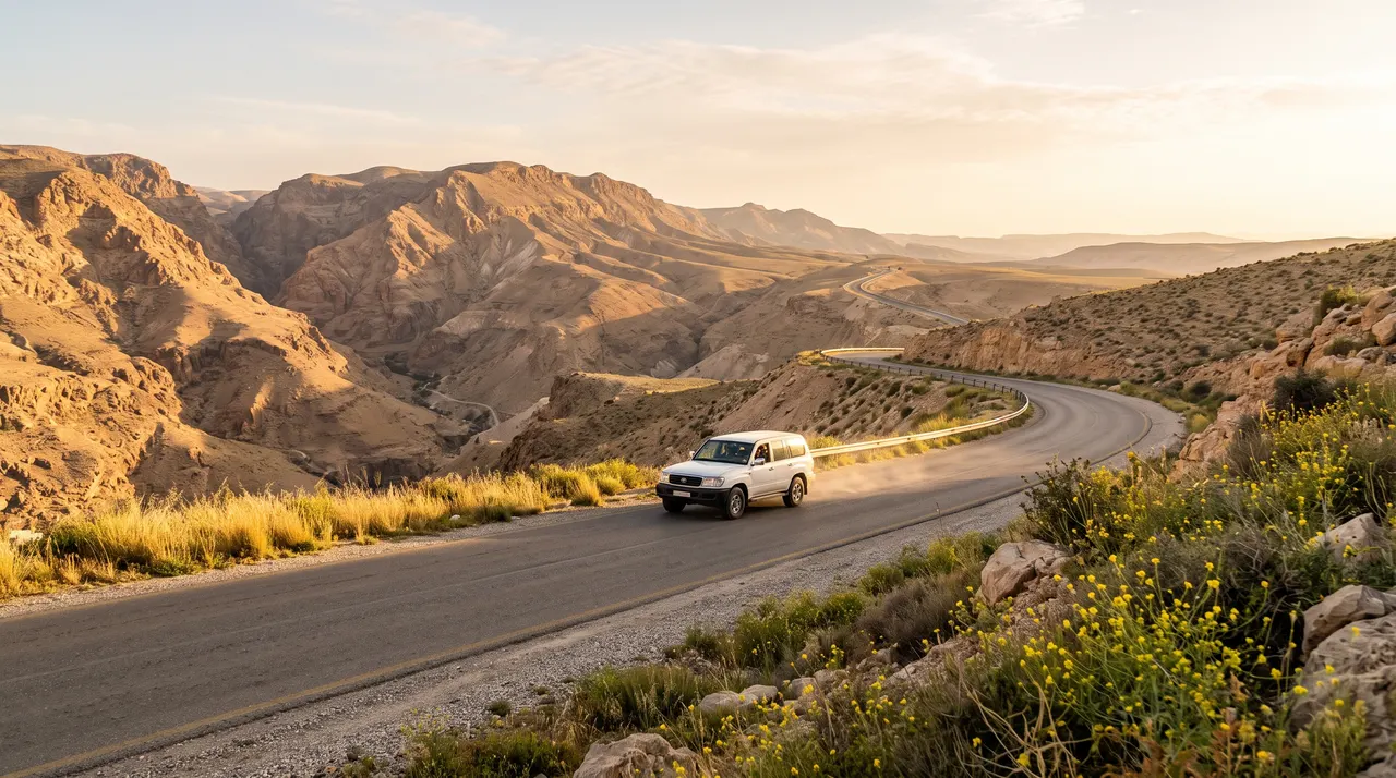 Driving in Jordan