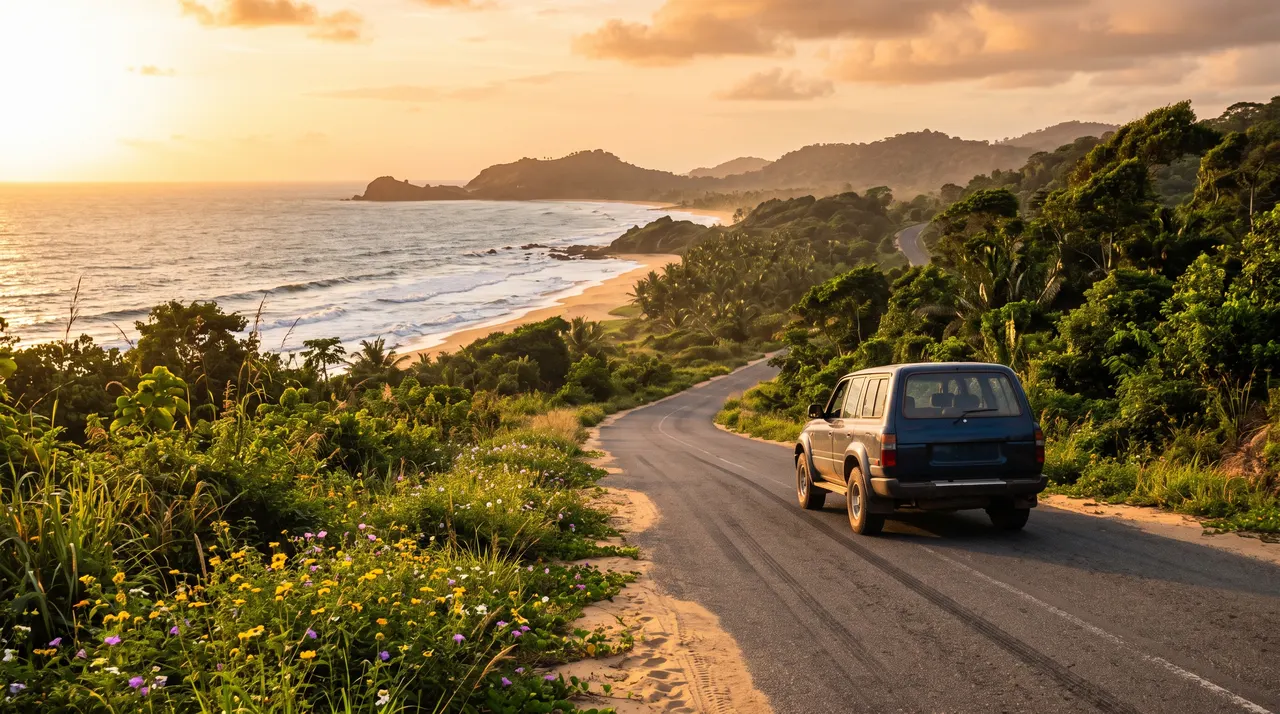 Driving in Liberia