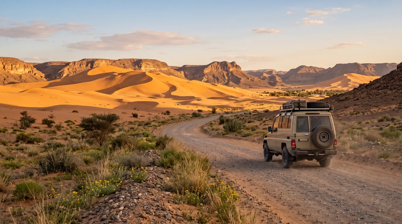 Driving in Mauritania