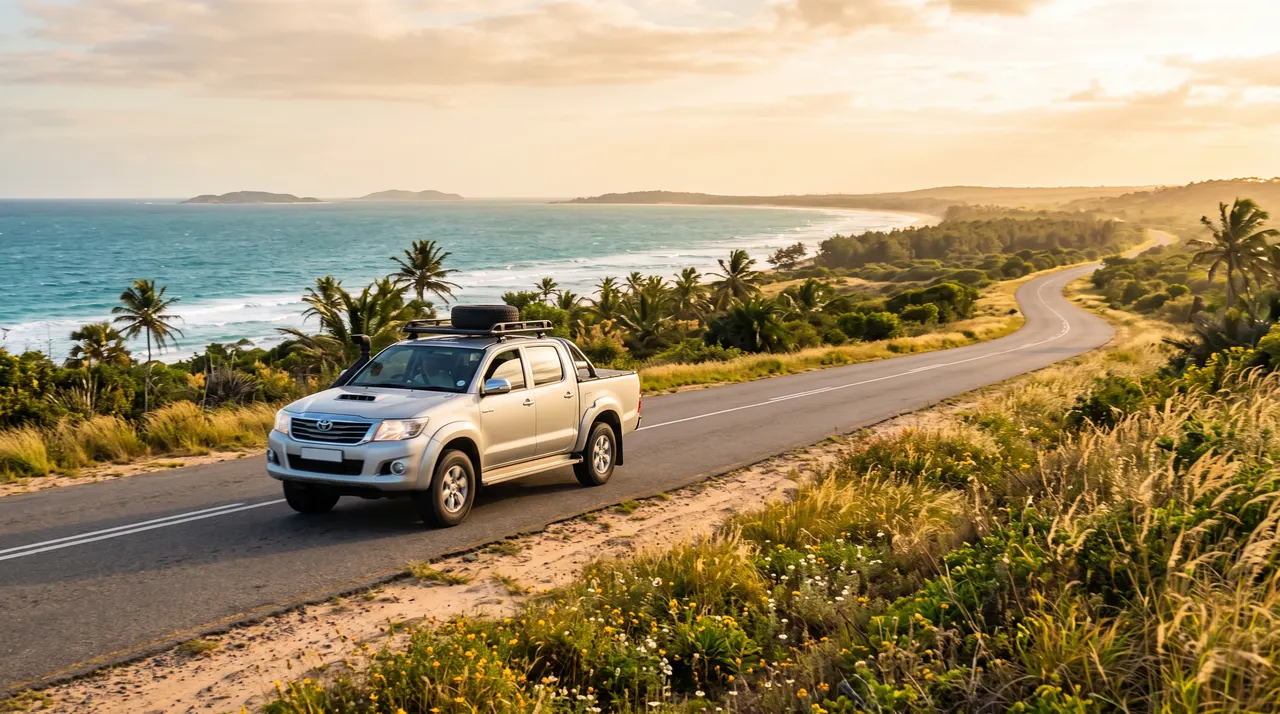 Driving in Mozambique