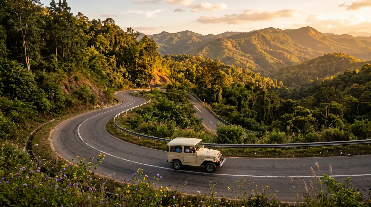 Driving in Myanmar
