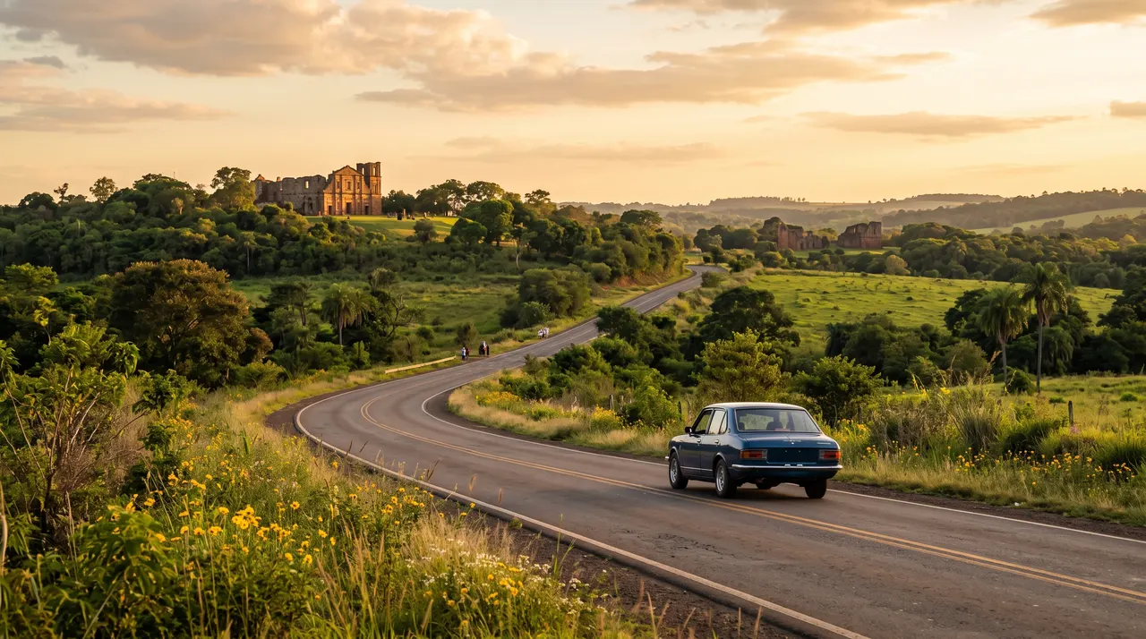 Driving in Paraguay