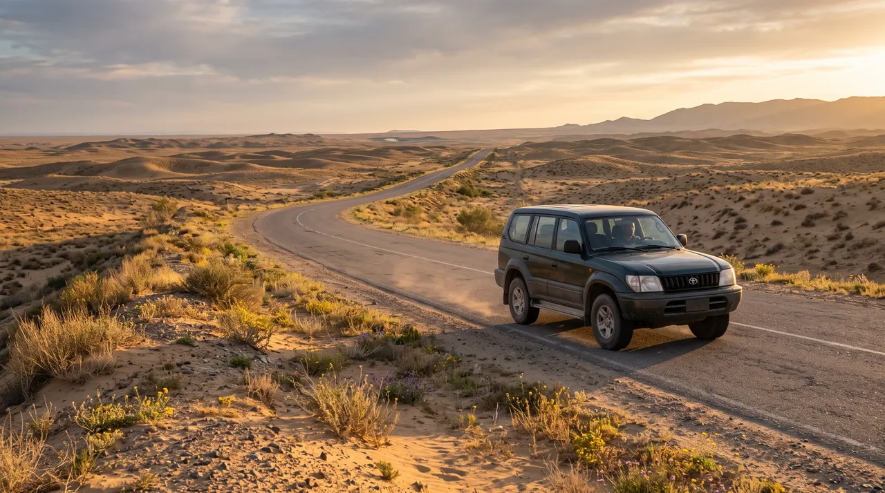 Driving in Turkmenistan